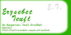 erzsebet teufl business card